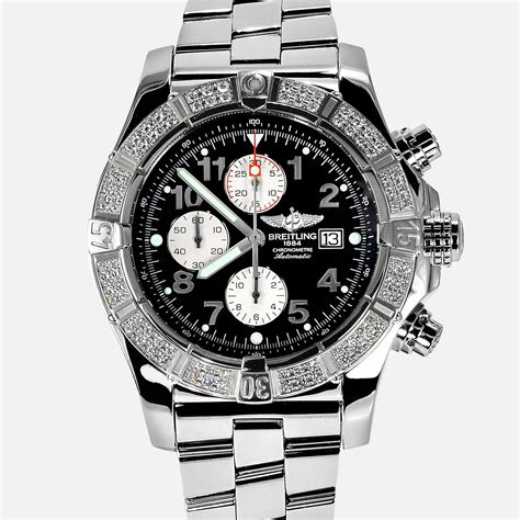 buy breitling super avenger diamond bezel|breitling super avenger 44 price.